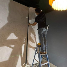 Interior-Remodeling-with-Wallpaper-and-Bookshelves-Performed-in-Denver-CO 11